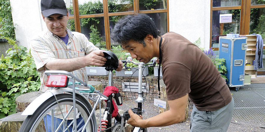 Fiets herstellen in het Repair Café Fiets herstellen in het Repair Café